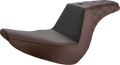 SADDLEMEN Unknown Industries Seat - Front Carbon Fiber/Black Gripper Lumbar/Rear Lattice - FL/FX '18-'23