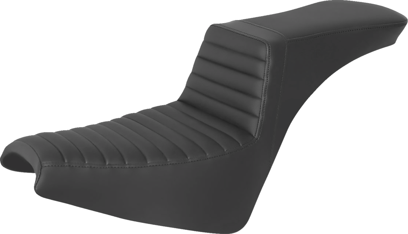 SADDLEMEN Step-Up Seat - Front Tuck-n-Roll - Black