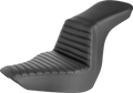 SADDLEMEN Step-Up Seat - Front Tuck-n-Roll - Black