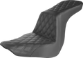 SADDLEMEN Step-Up Seat - Full Lattice Stitch - Black
