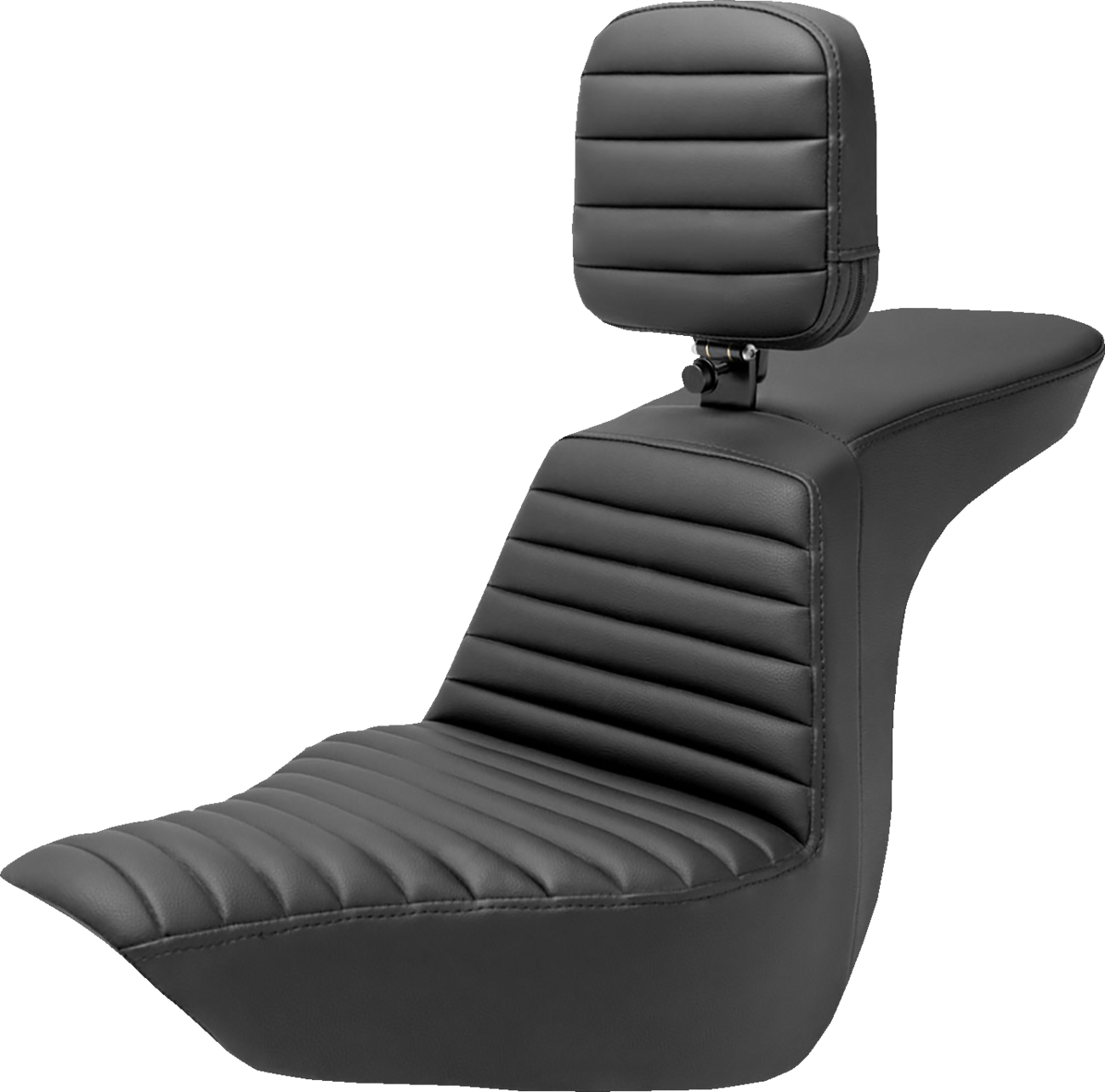 SADDLEMEN Tour Step-Up Seat - Rider Backrest - Tuck-n-Roll - FLSB/FXLR '18-'24