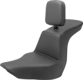 SADDLEMEN Tour Step-Up Seat - Rider Backrest - Plain - FLSB/FXLR '18-'24
