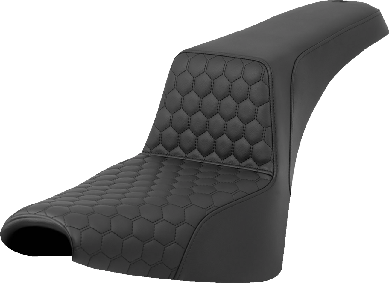 SADDLEMEN Step-Up Seat - Honeycomb - FXBB/FXST '18-'24