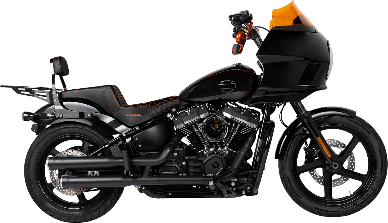 SADDLEMEN Step-Up Seat - Honeycomb - FXBB/FXST '18-'24