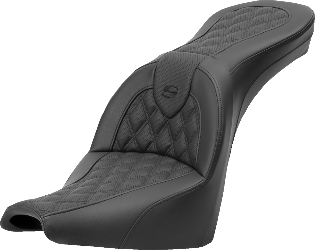 SADDLEMEN Roadsofa™ Seat - Lattice Stitch - without Backrest - FXBB/FXST '18-'24