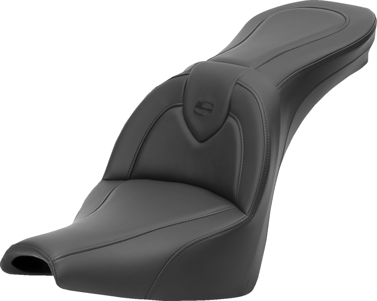 SADDLEMEN Roadsofa™ Seat - without Backrest - Black/Black Stitching - FXBB/FXST '18-'24