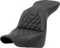 SADDLEMEN Roadsofa™ Seat - Lattice Stitch - without Backrest - FXLR/FLSB '18-'23