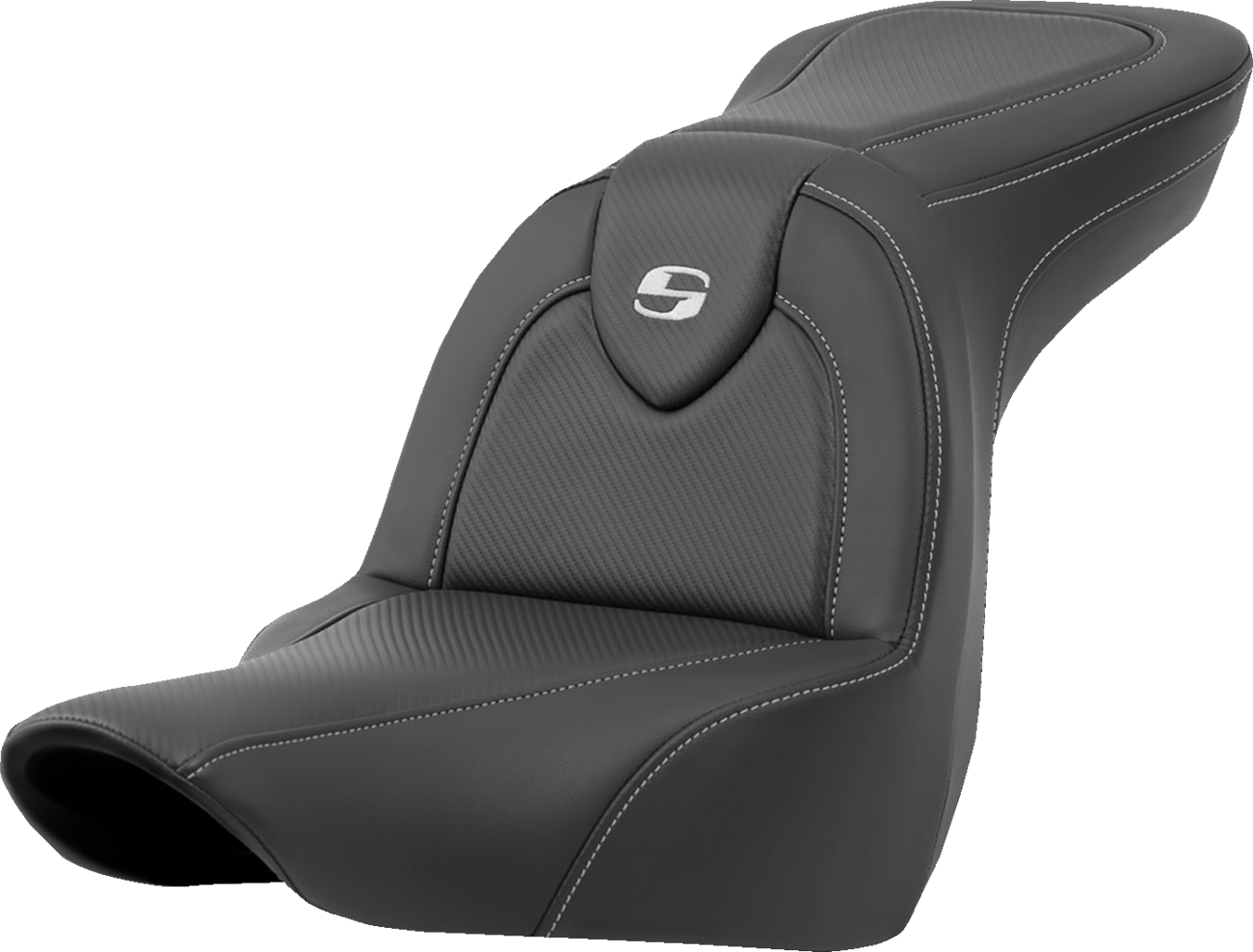 SADDLEMEN Roadsofa™ Seat - Carbon Fiber - without Backrest - FXLR/FLSB '18-'25