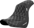 SADDLEMEN Pro Series SDC Performance Seat - w/o Backrest - White Stitch - FL/FX '18-'20