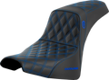 SADDLEMEN Pro Series SDC Performance Seat - w/o Backrest - Blue Stitch - FXBB/FXST '18-'23
