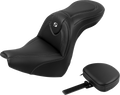SADDLEMEN Roadsofa™ Seat - with Backrest - Carbon Fiber - FXBR/S '18-'20