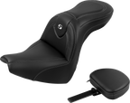 SADDLEMEN Roadsofa™ Seat - with Backrest - Carbon Fiber - FXBR/S '18-'20