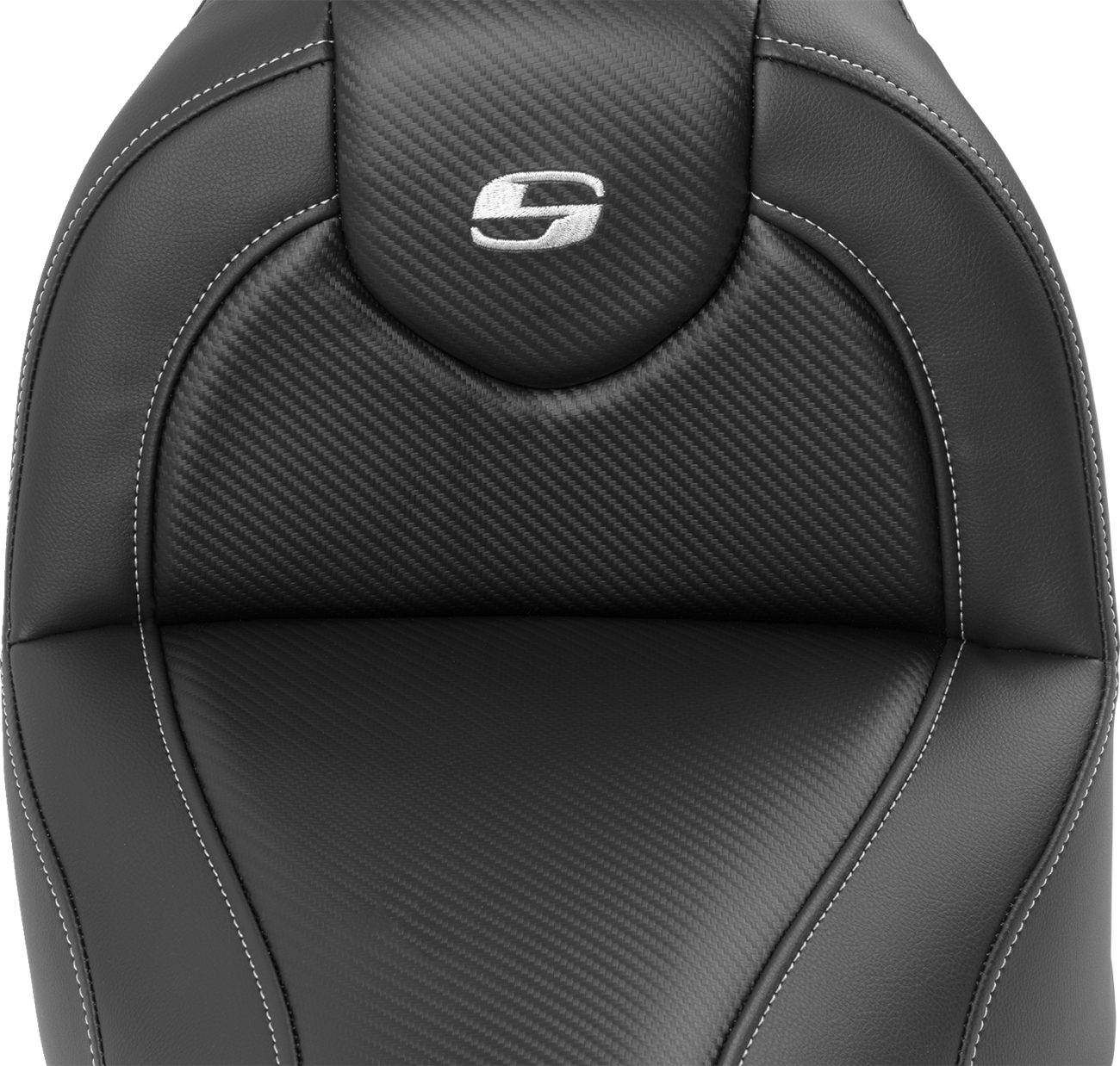 SADDLEMEN Roadsofa™ Seat - with Backrest - Carbon Fiber - FXBR/S '18-'20