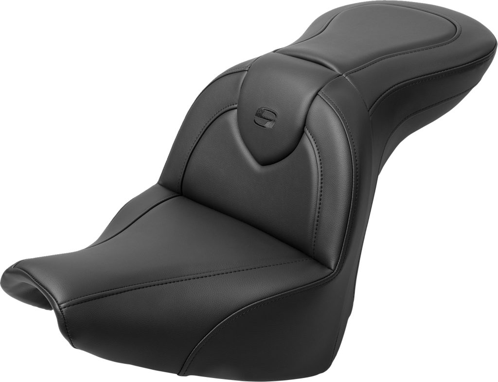 SADDLEMEN RoadSofa™ Seat - with Backrest - Black Stitch - FXBR/S '18-'20