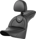 SADDLEMEN Roadsofa™ Carbon Fiber Seat - With Backrest - FL '18-'24