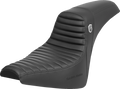 SADDLEMEN Pro Series SDC Performance Seat - w/o Backrest - Tuck-n-Roll/Carbon Fiber - Gripper - FX '18-'24