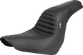 SADDLEMEN Thrashin ' Pro Series Seat - Tuck-n-Roll - FXLR/FLSB '18-'25