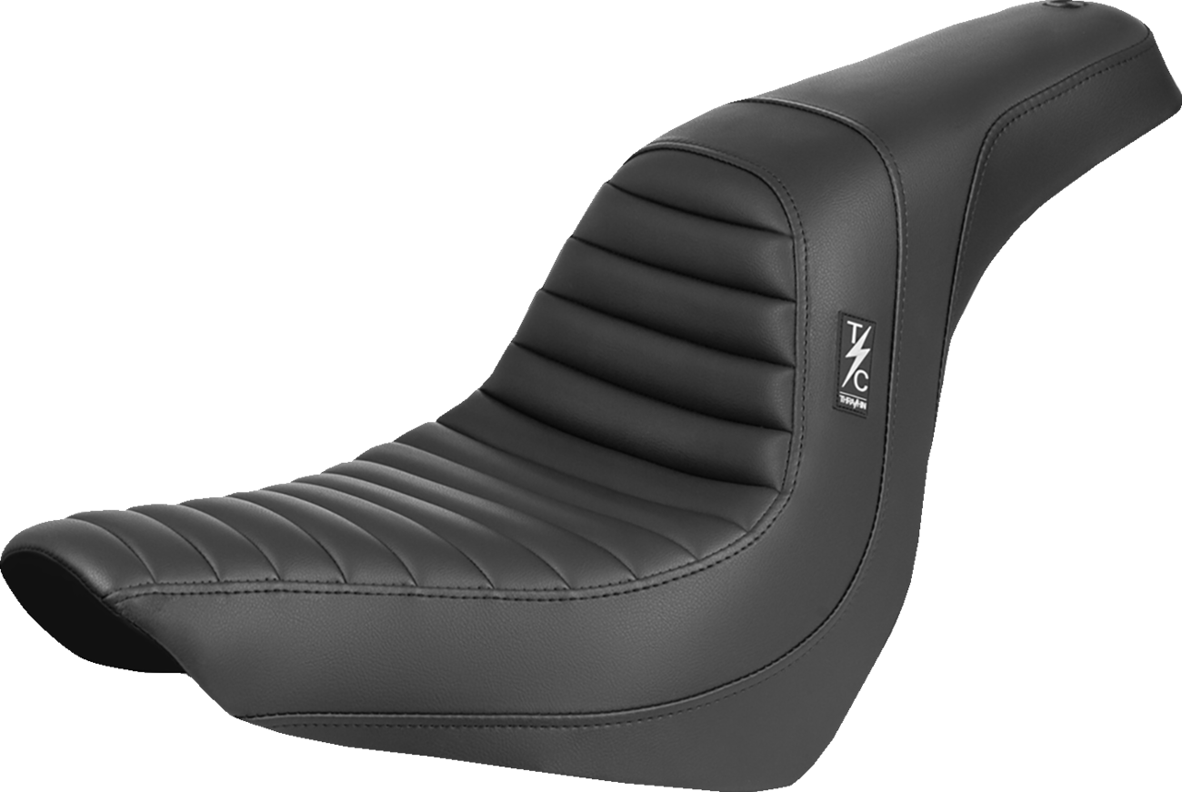 SADDLEMEN Thrashin ' Pro Series Seat - Tuck-n-Roll - FXLR/FLSB '18-'25