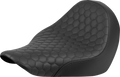 SADDLEMEN Renegade™ Solo Seat - Black - Honeycomb - FXLR/FLSB '18-'25