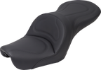 SADDLEMEN Seat - Explorer™ - Without Backrest - Stitched - Black - FXD '04-'05