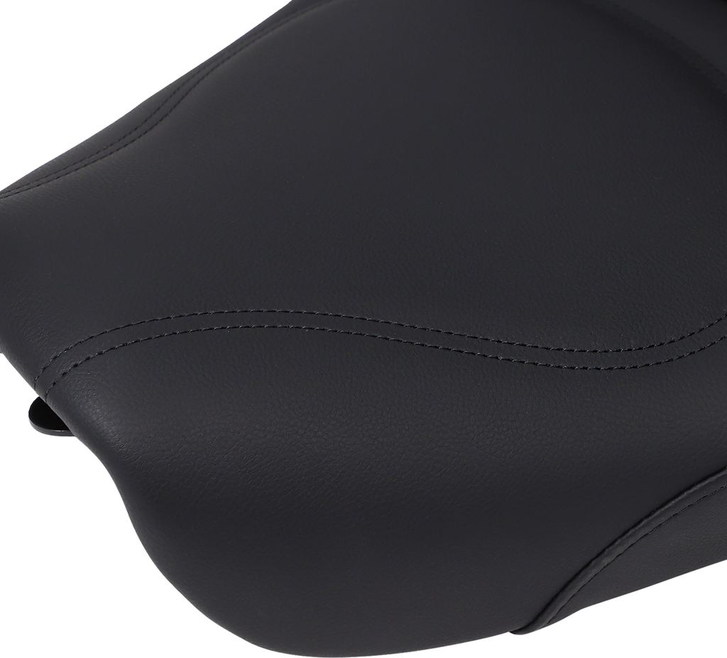 SADDLEMEN Seat - Explorer™ - Without Backrest - Stitched - Black - FXD '04-'05