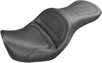 SADDLEMEN Seat - Explorer™ - Without Backrest - Stitched - Black - Dyna '06-'17