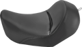 SADDLEMEN Heels Down Solo Seat - Without Backrest - Plain - Black - Dyna