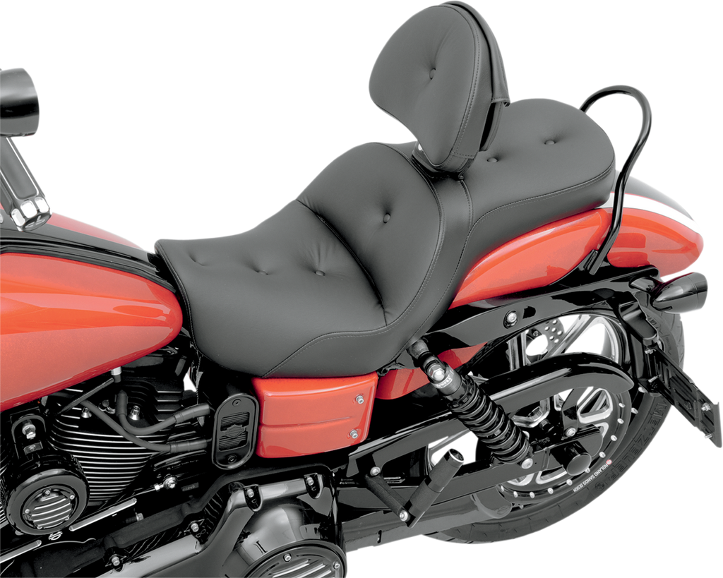 SADDLEMEN Explorer RoadSofa™ Seat - with Backrest - Dyna '06-'17
