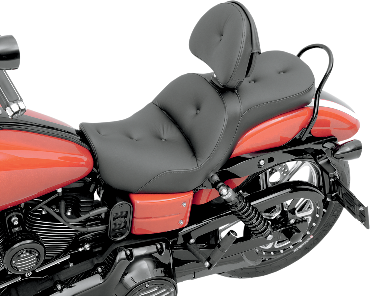 SADDLEMEN Explorer RoadSofa™ Seat - with Backrest - Dyna '06-'17