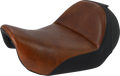 SADDLEMEN Seat - Renegade™ Lariat Solo - Smooth - Brown - Dyna