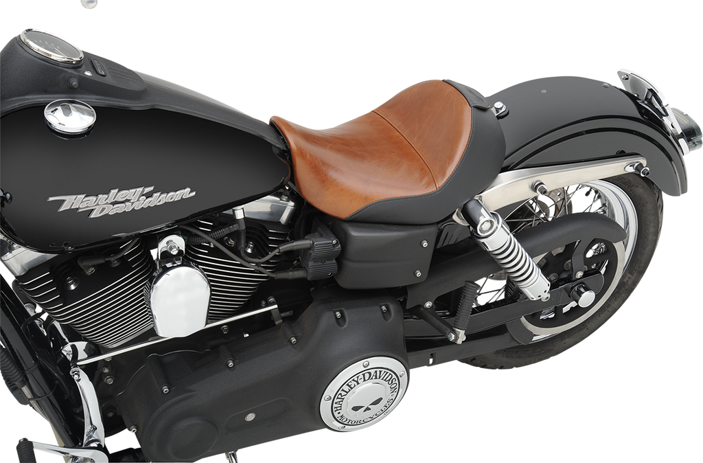 SADDLEMEN Seat - Renegade™ Lariat Solo - Smooth - Brown - Dyna