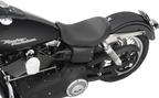 SADDLEMEN S3 Super Slammed Seat - Solo - Black - Dyna '06-'17