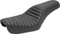 SADDLEMEN Profiler™ Tuck-n-Roll Seat - Black - FXD '04-'05