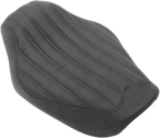 SADDLEMEN Knuckle Solo Seat - Ribbed - Black - FXD '04-'05