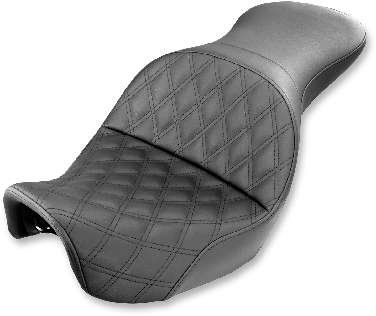 SADDLEMEN Explorer Seat - Lattice Stitched - Dyna '06-'17