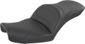 SADDLEMEN Explorer Seat - No Backrest - Stitched - Black - Dyna