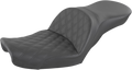 SADDLEMEN Explorer Seat - Lattice Stitched - Dyna '96-'03