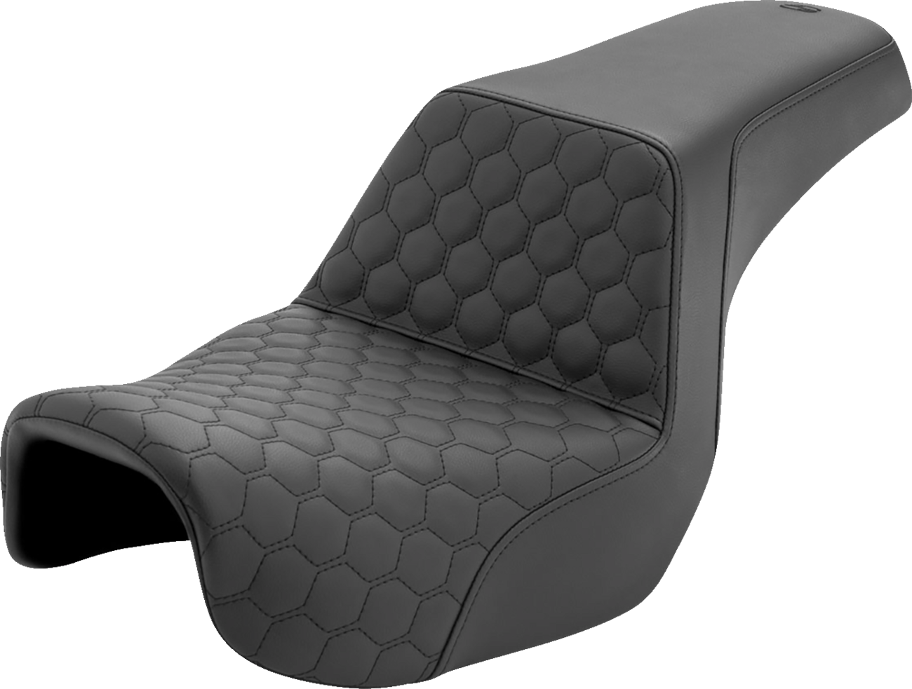 SADDLEMEN Step-Up Seat - Honeycomb - Dyna '06-'17
