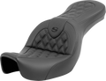 SADDLEMEN Roadsofa™ Seat - Lattice Stitch - without Backrest - FXD '06-'17