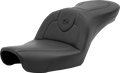 SADDLEMEN Roadsofa™ Seat - without Backrest - Black/Black Stitching - FXD '96-'03