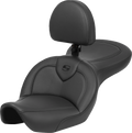 SADDLEMEN Roadsofa™ Seat - with Backrest - Black - FXDWG '96-'23