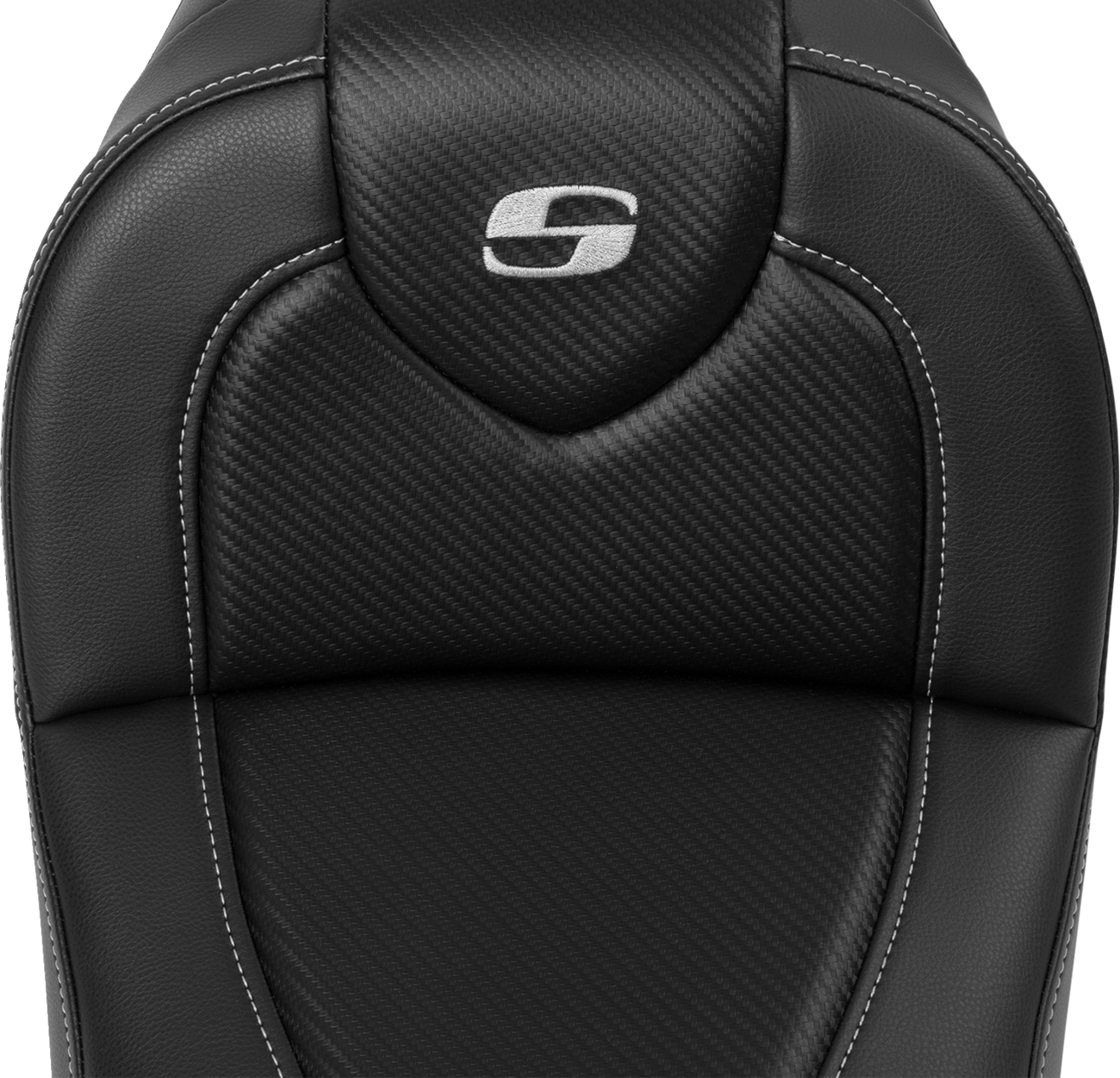 SADDLEMEN RoadSofa™ - Carbon Fiber - without Driver Backrest - FXDWG '04-'05