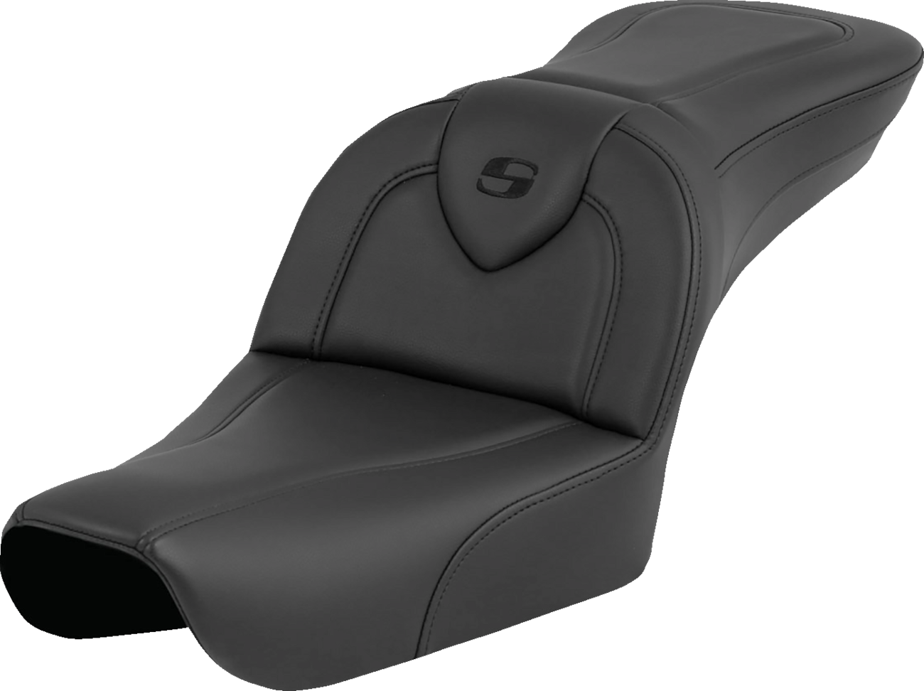 SADDLEMEN RoadSofa™ - Black - without Driver Backrest - FXDWG '04-'05