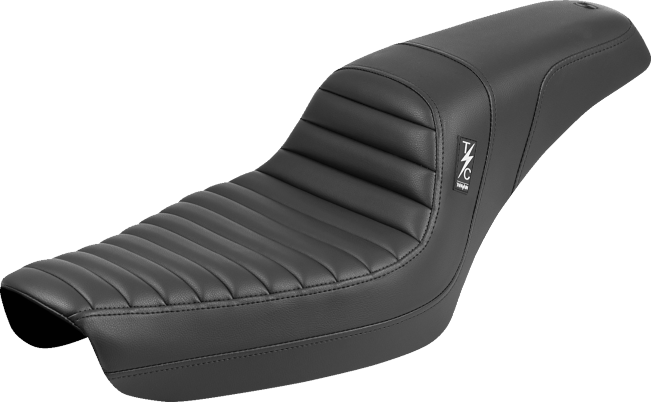 SADDLEMEN Thrashin' Pro Series Seat - Tuck-n-Roll - Dyna '96-'03