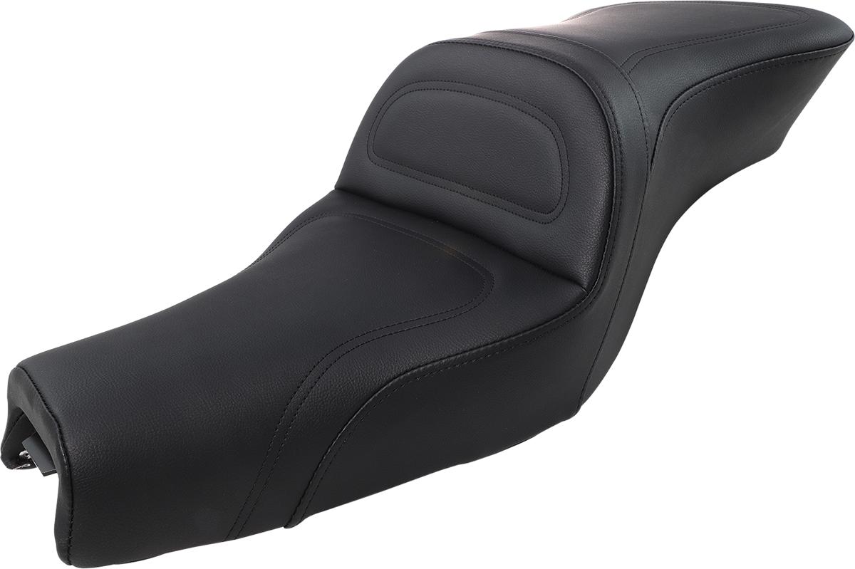 SADDLEMEN Seat - Explorer™ - Without Backrest - Stitched - Black - XL '04-'20
