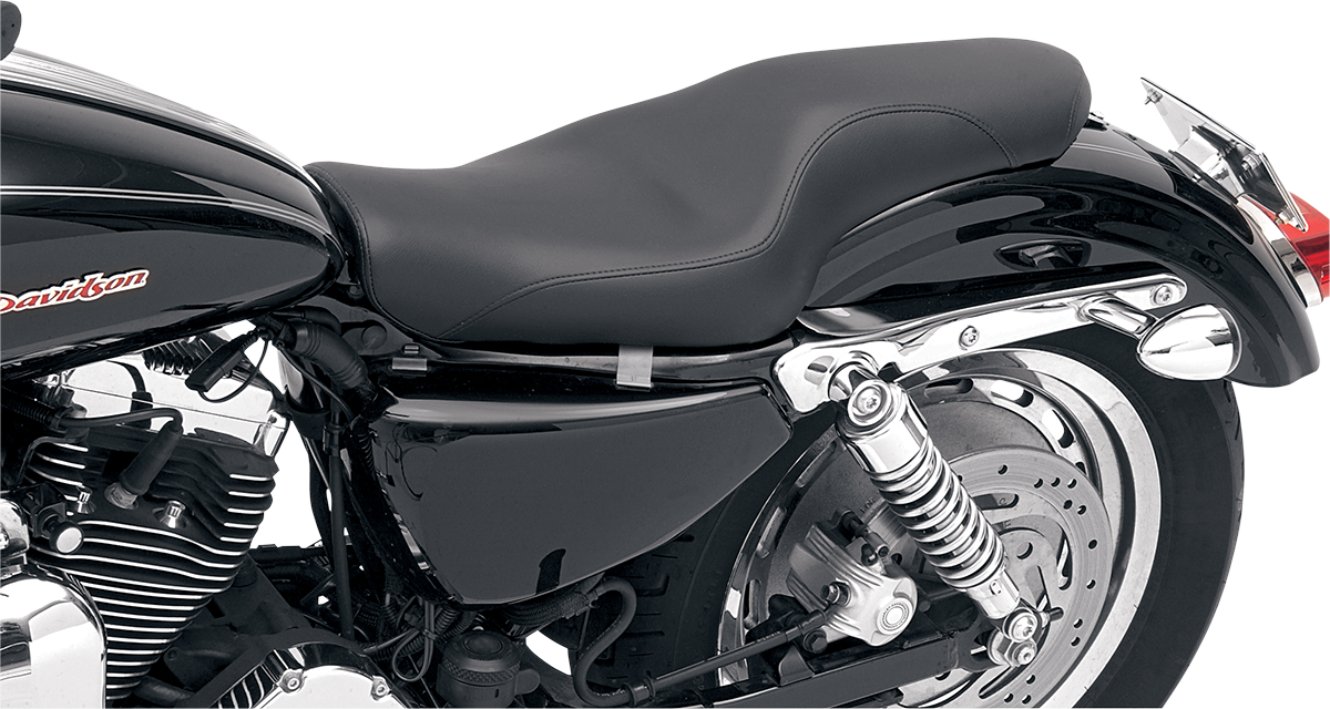 SADDLEMEN Seat - Profiler™ - Black - Smooth - Sportster '04-'20