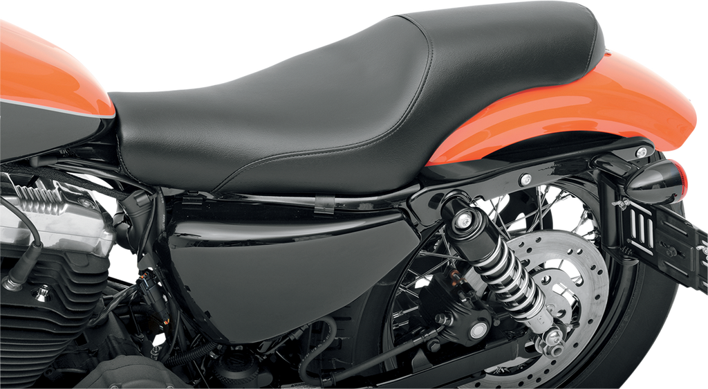 SADDLEMEN Seat - Profiler™ - Black - Smooth - Sportster '04-'22