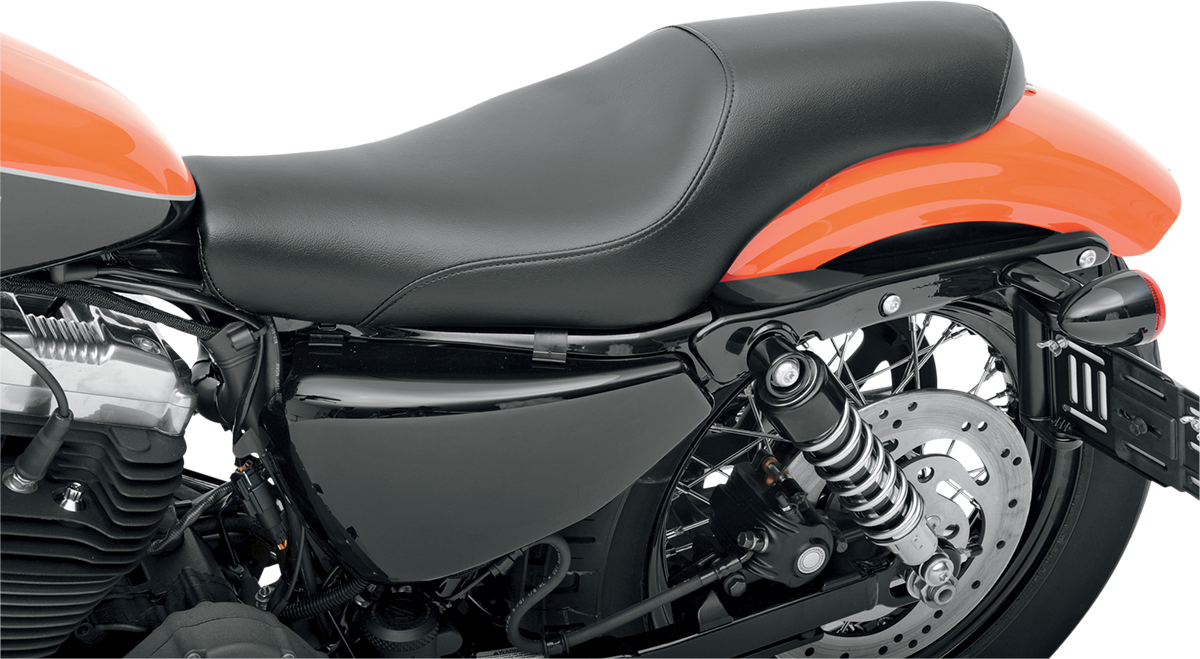 SADDLEMEN Seat - Profiler™ - Black - Smooth - Sportster '04-'22