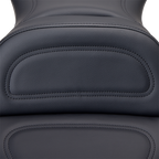 SADDLEMEN Seat - Explorer™ - With Backrest - Stitched - Black - XL '04-'20
