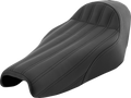 SADDLEMEN Knuckle Solo Seat - Ribbed - Black - XL '04-'20
